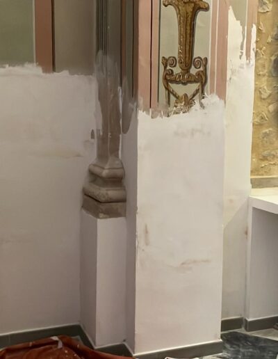 RESTAURACIÓN DE ZONAS DE LA IGLESIA EN LA POBLACIÓN DE GORGA