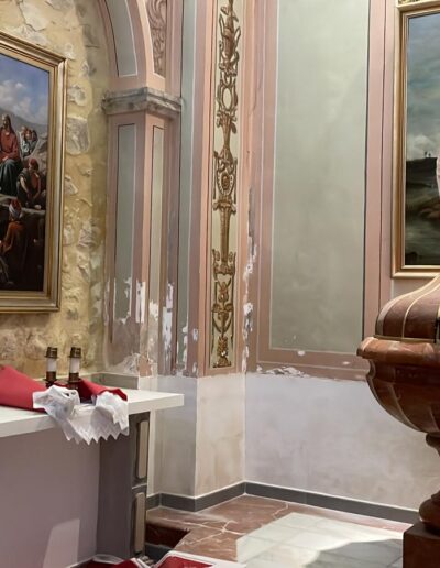 RESTAURACIÓN DE ZONAS DE LA IGLESIA EN LA POBLACIÓN DE GORGA