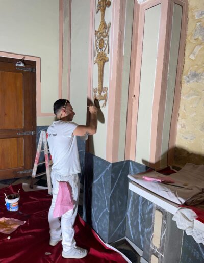 RESTAURACIÓN DE ZONAS DE LA IGLESIA EN LA POBLACIÓN DE GORGA